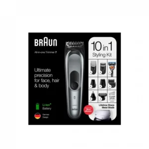 Maquinilla 10 en 1 Braun All-In-One Trimmer 7 Styling Kit MGK7221