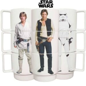 Tazas Star Wars Set 3 tazas apilables SW35746