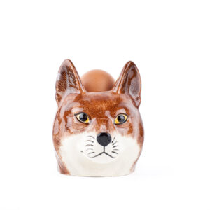 Huevera Fox Face Quail Ceramics
