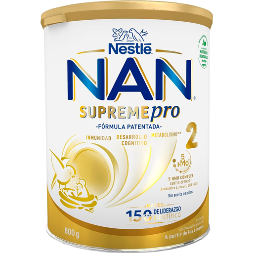 Leche de Continuación en Polvo Nestlé NAN Supreme Pro 2 800g