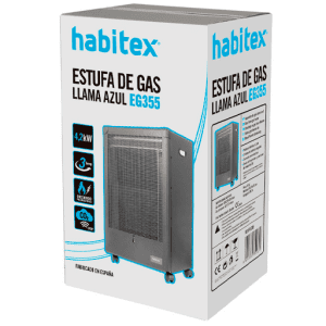 Estufa de Gas Llama Azul EG355 Habitex