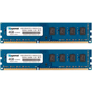Memoria RAM Royemai DDR3 1333 8Gb Kit (2x4Gb)