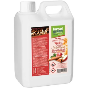 Bioetanol 96,6% KieselGreen con Aroma Canela y Manzana 5L