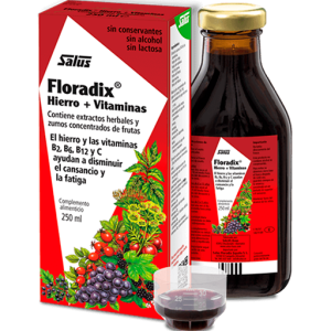 Complemento Alimenticio Salus Floradix Hierro + Vitaminas 500ml